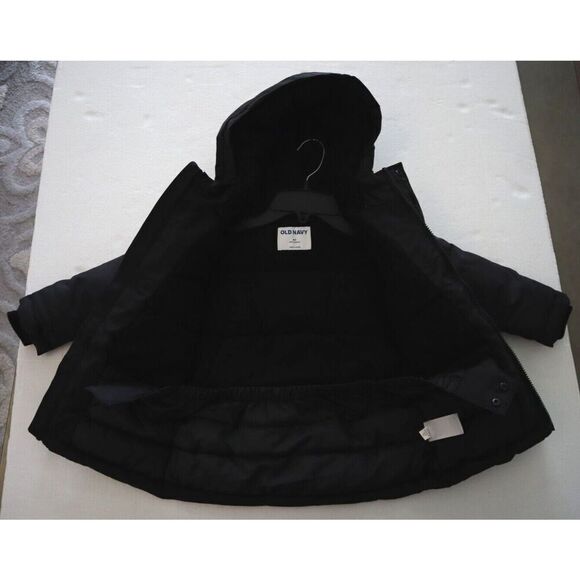 Old Navy 478050-01 Kid's Sz 4T Blackjack Expedition Water-Resistant Hooded Parka - Picture 9 of 11